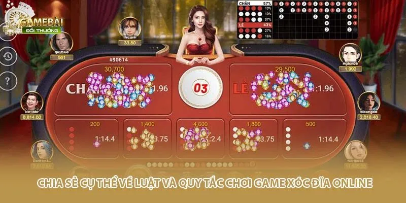 Chia sẻ cụ thể về luật và quy tắc chơi game xóc đĩa online