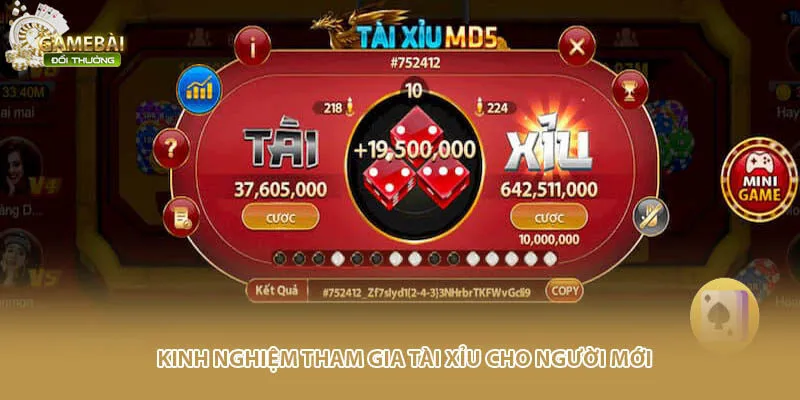 Kinh nghiệm tham gia tài xỉu cho người mới