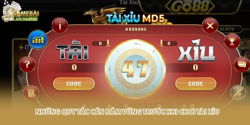 Những quy tắc cần nắm vững trước khi chơi tài xỉu